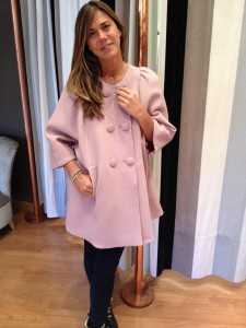 Abrigo Rosa Pastel Setlan moda mujer otoño invierno 2013-14