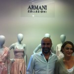 Showroom de Armani. Setlan Colección Primavera Verano 2013